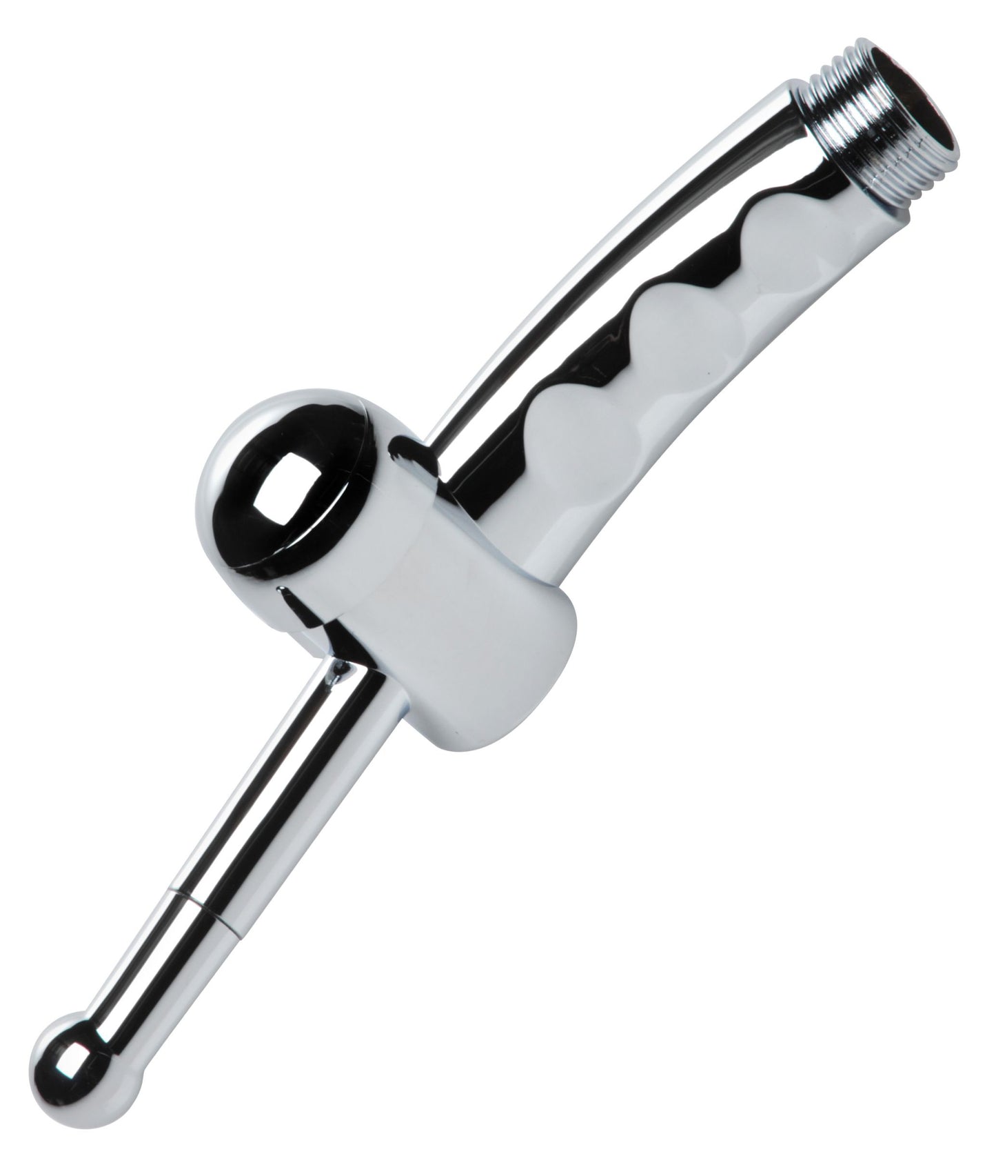 Shower Cleaning Nozzle with Flow Regulator
