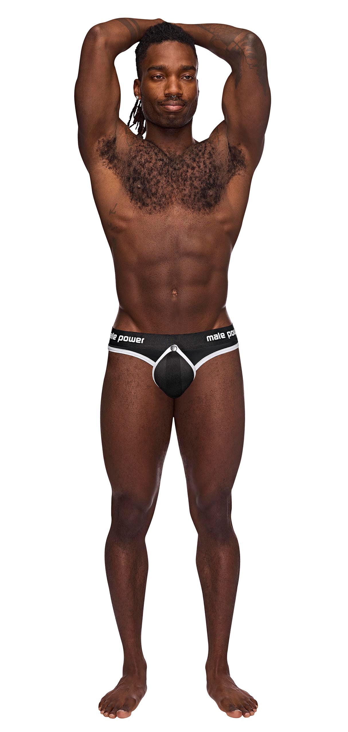The Helmet Thong - Small/ Medium - Black