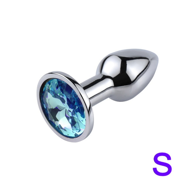 Mini Sexy Jewell Color Metal Anal Plug
