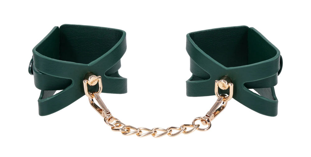 Indica Cutout Cuffs - Green