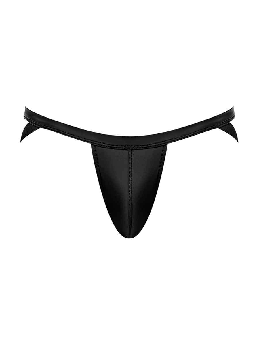 Cage Matte Strappy Ring Jock - S/ M - Black