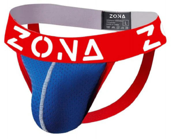Blue Rush Jockstrap - Large