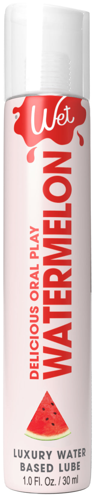Wet Delicious Oral Play - Watermelon - Waterbased Flavored Lubricant 1 Oz WT21530