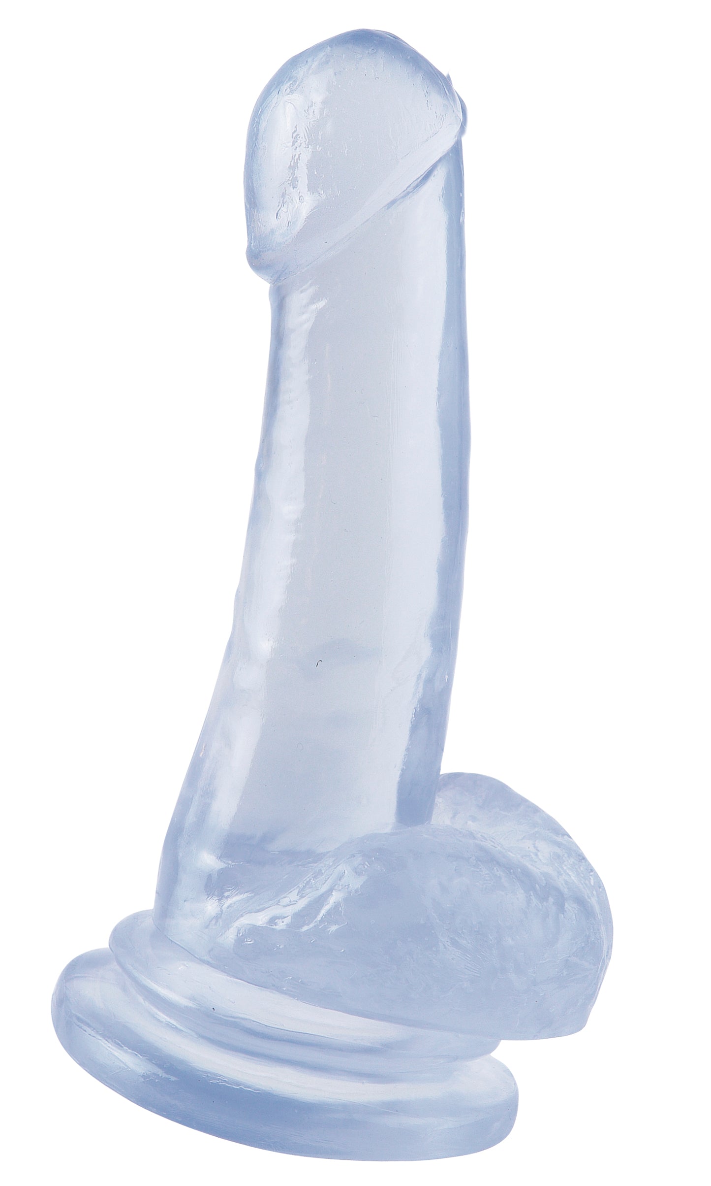 Basix Rubber Works 8 Inch Suction Cup Dong - Clear