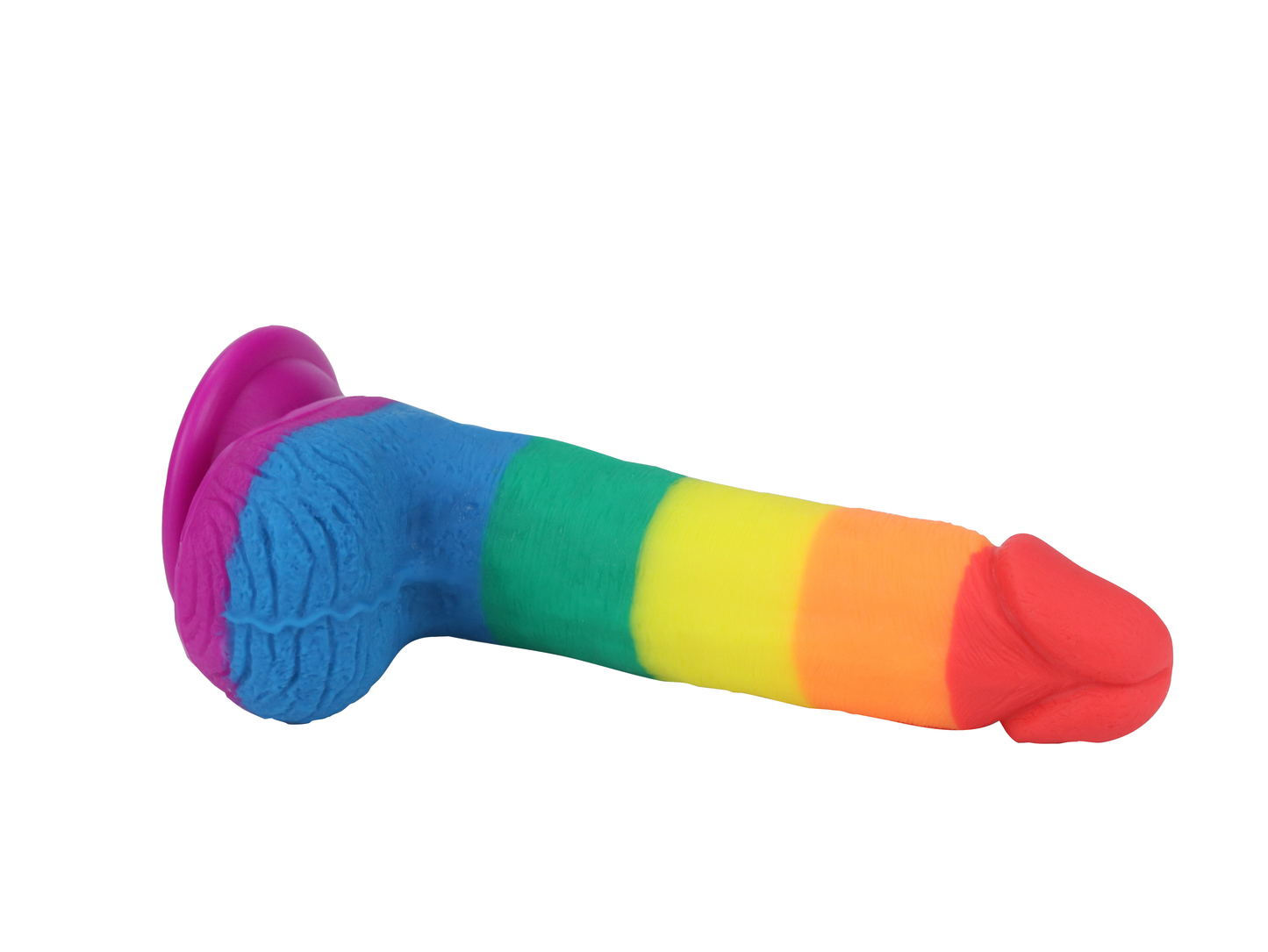 7.5" Pride Dildo - Rainbow