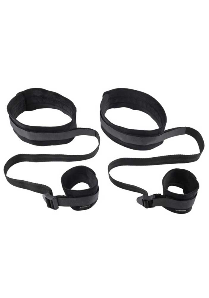 Thigh and Wrist Cuffs - Black