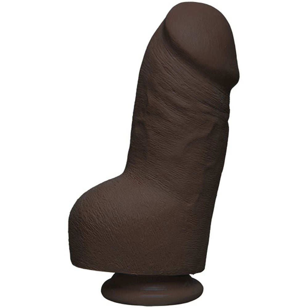The D - Fat D - 8 Inch With Balls - Ultraskyn - Chocolate