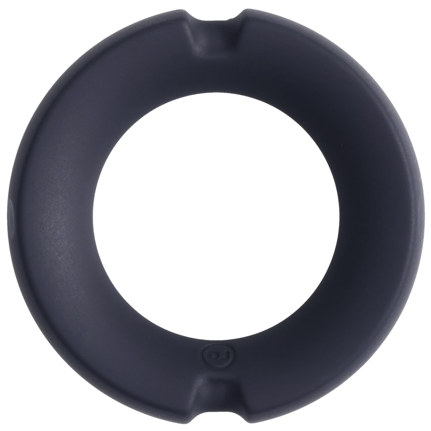 Merci - the Paradox - Silicone Covered Metal Cock Ring - 50mm - Black DJ2402-40-BX