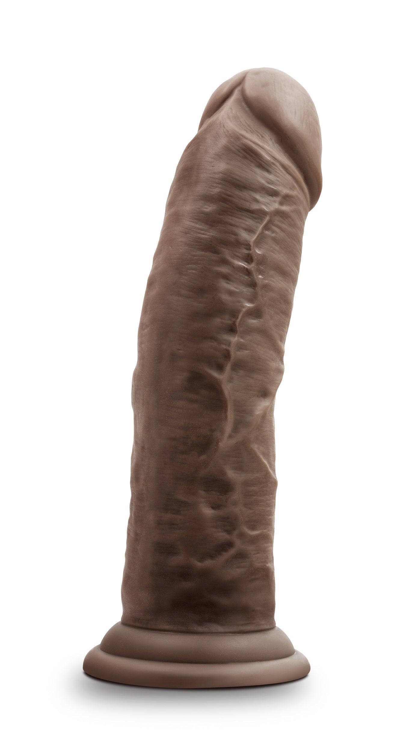 Dr. Skin Silicone - Dr. Shepherd - 8 Inch Dildo With Suction Cup - Chocolate