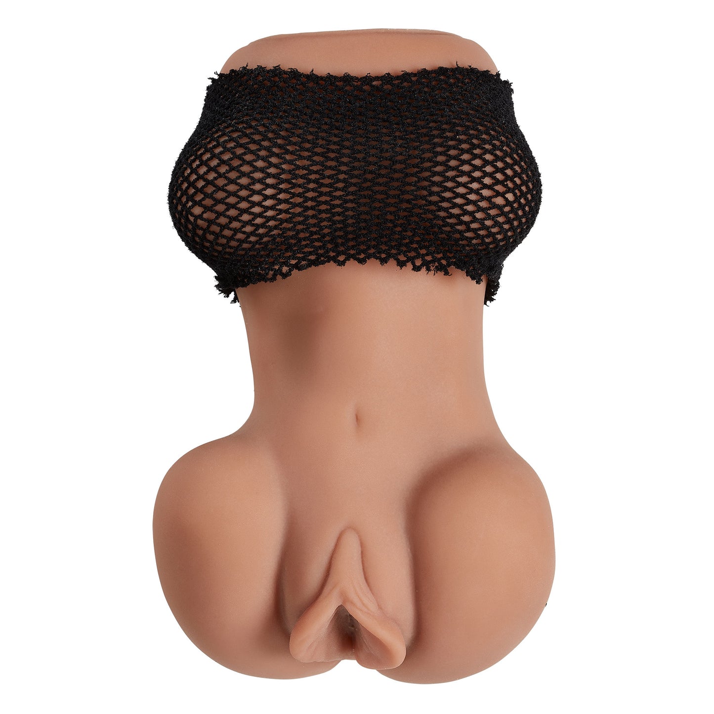 Cloud 9 Mini Body Dual Stroker Pleasure Pussy and Ass - Tan