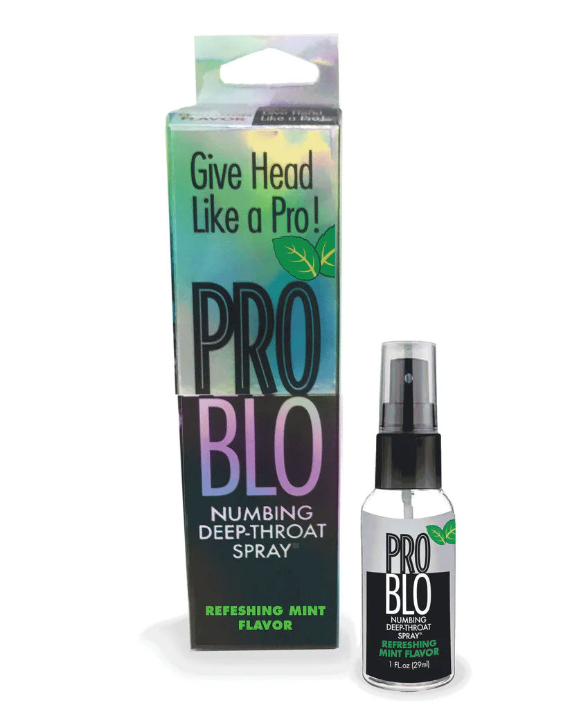 Problo Numbing Deep Throat Spray - Refreshing Mint - 1 Fl. Oz.