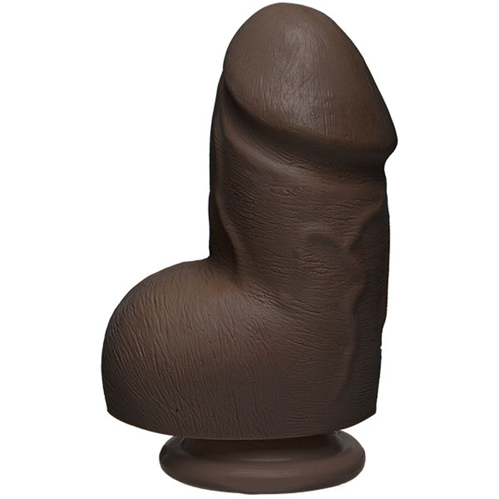 The D - Fat D - 6 Inch With Balls - Firmskyn - Chocolate