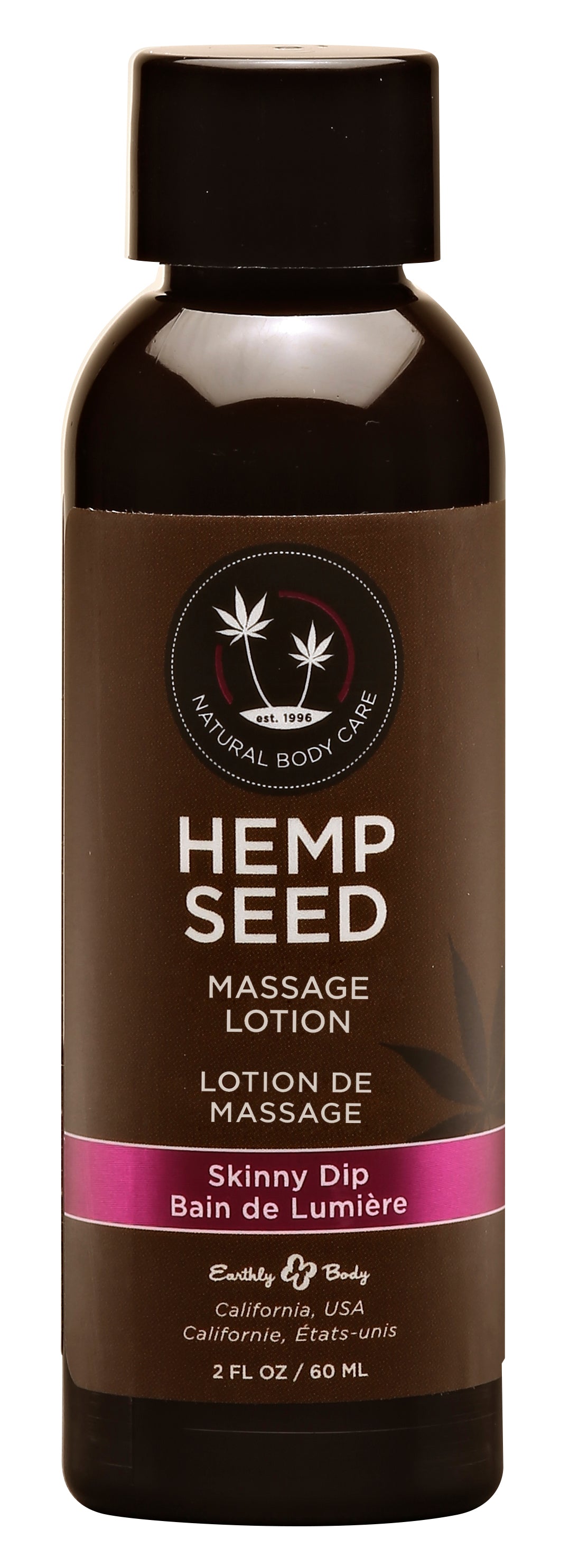 Hemp Seed Massage Lotion - Skinny Dip - 2 Fl. Oz. / 60 ml EB-ML121