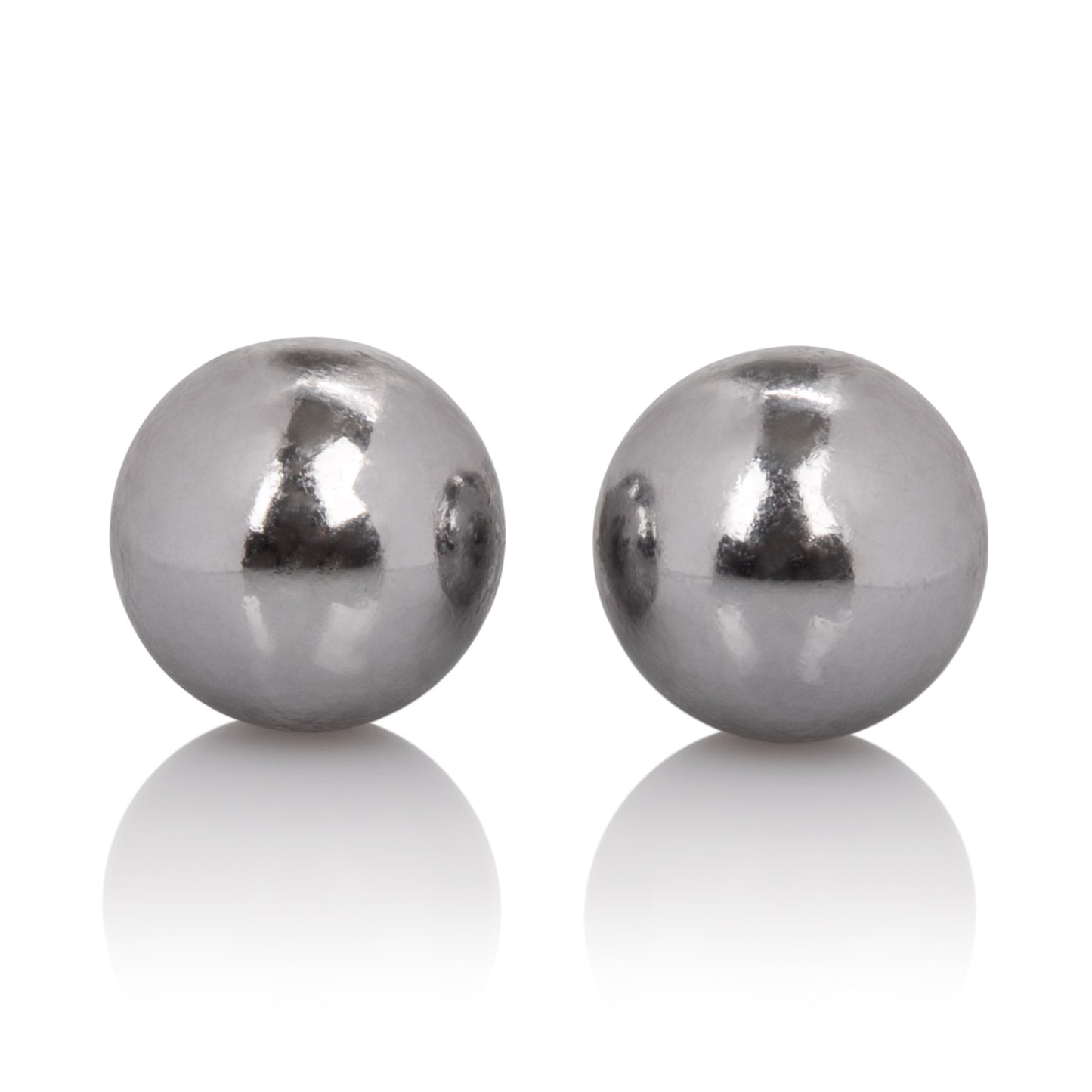Weighted Orgasm Balls Metallic - Silver