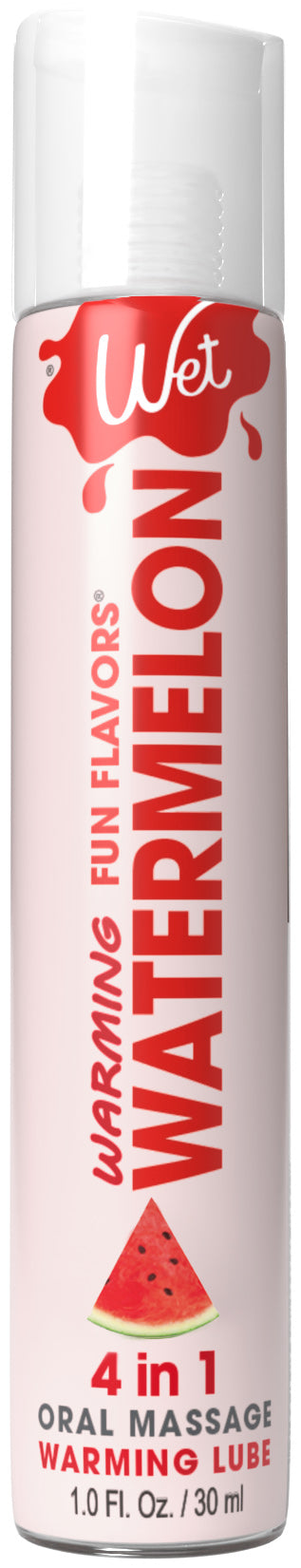 Wet Warming Fun Flavors - Watermelon - 4 in 1 Lubricant 1 Oz WT20441
