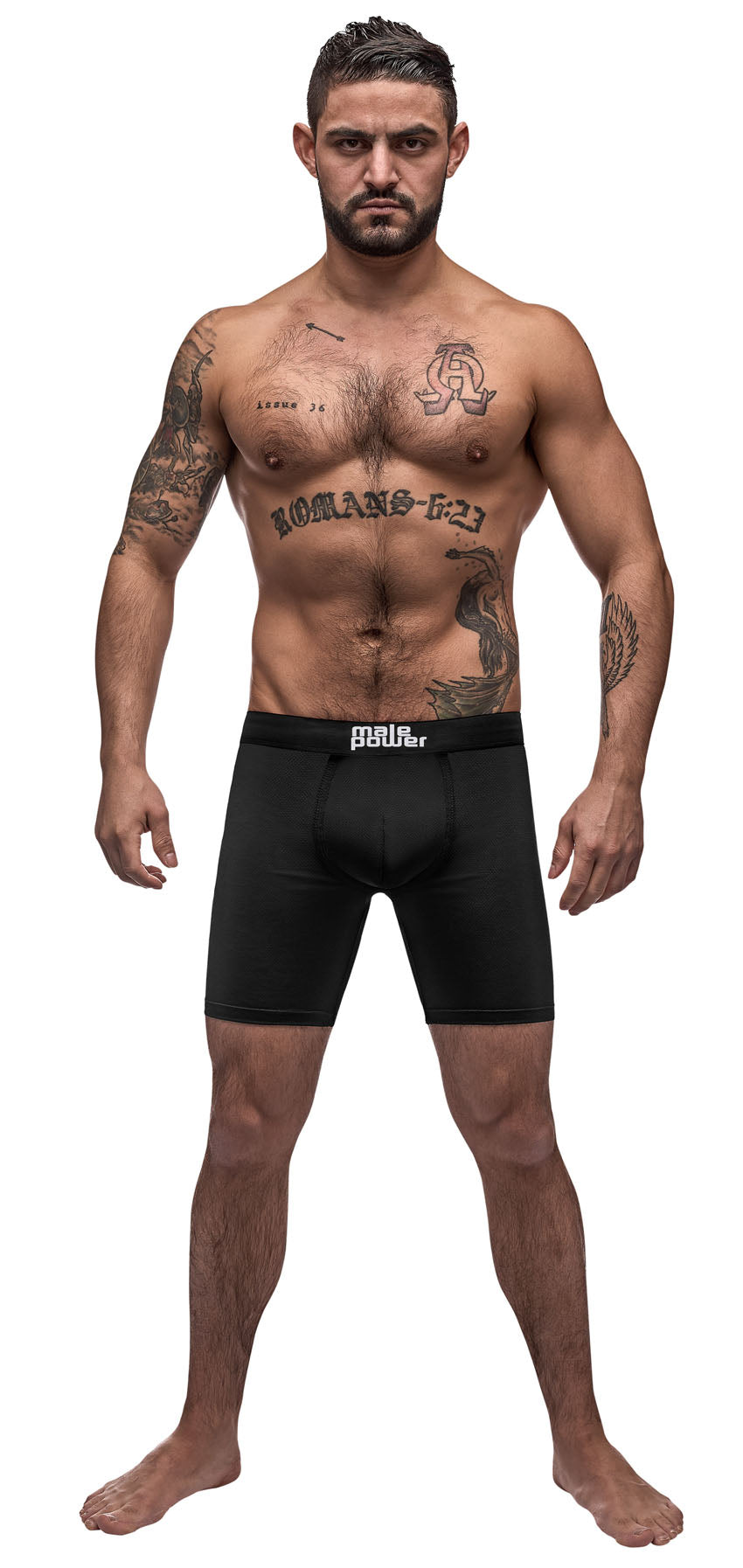 Black Nite Long Leg Short - Black - Small