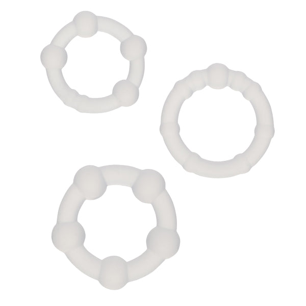 Alpha Liquid Silicone Beaded Rings