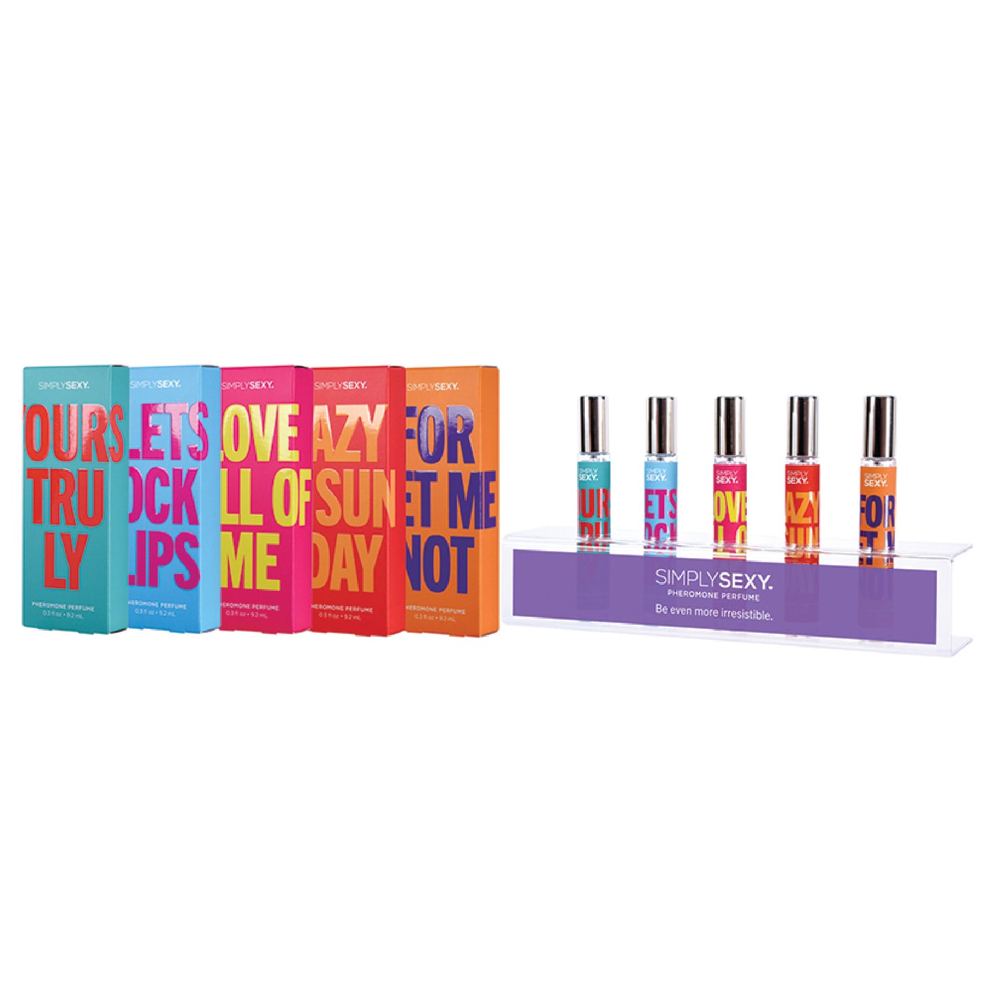 Simply Sexy Acrylic Cube Display With Tester 36 Pcs SSY4000-99