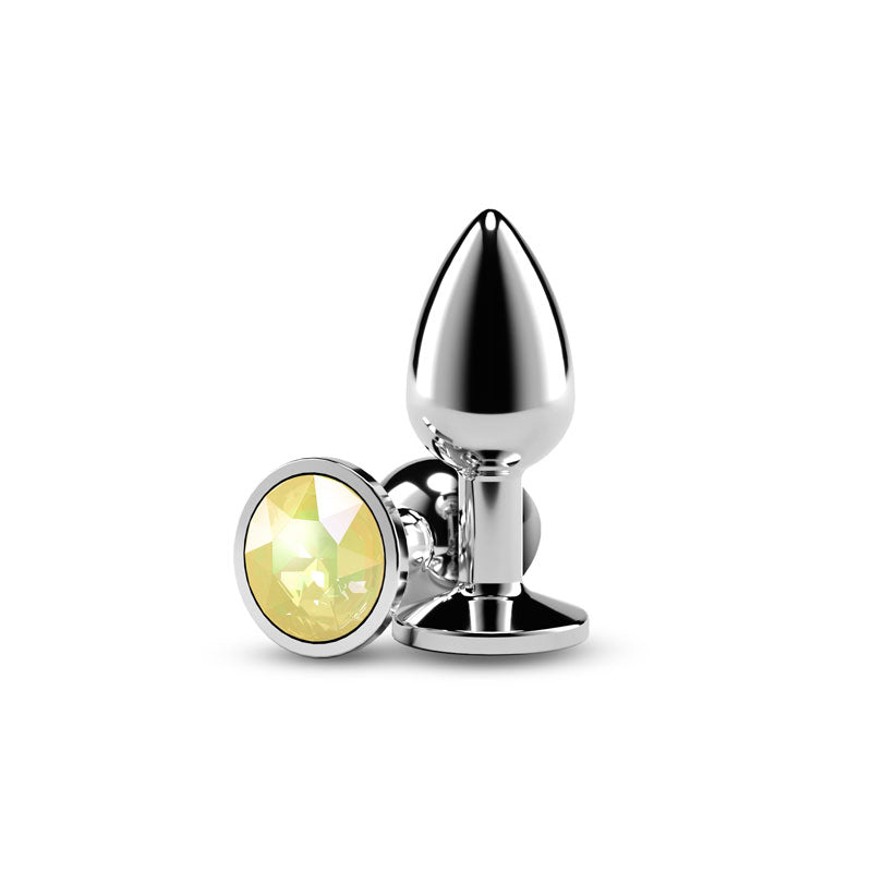 Rear Assets Silver Medium Yellow Gem