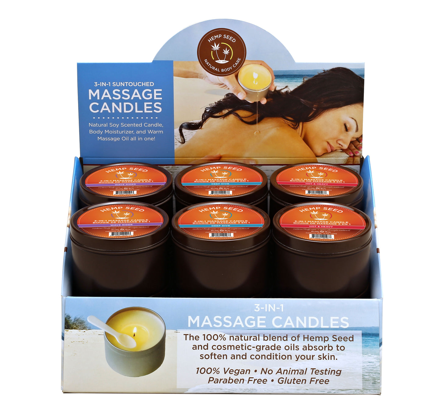 Pre Pack - 12pc Summer Candle Display - 6oz - With Tester