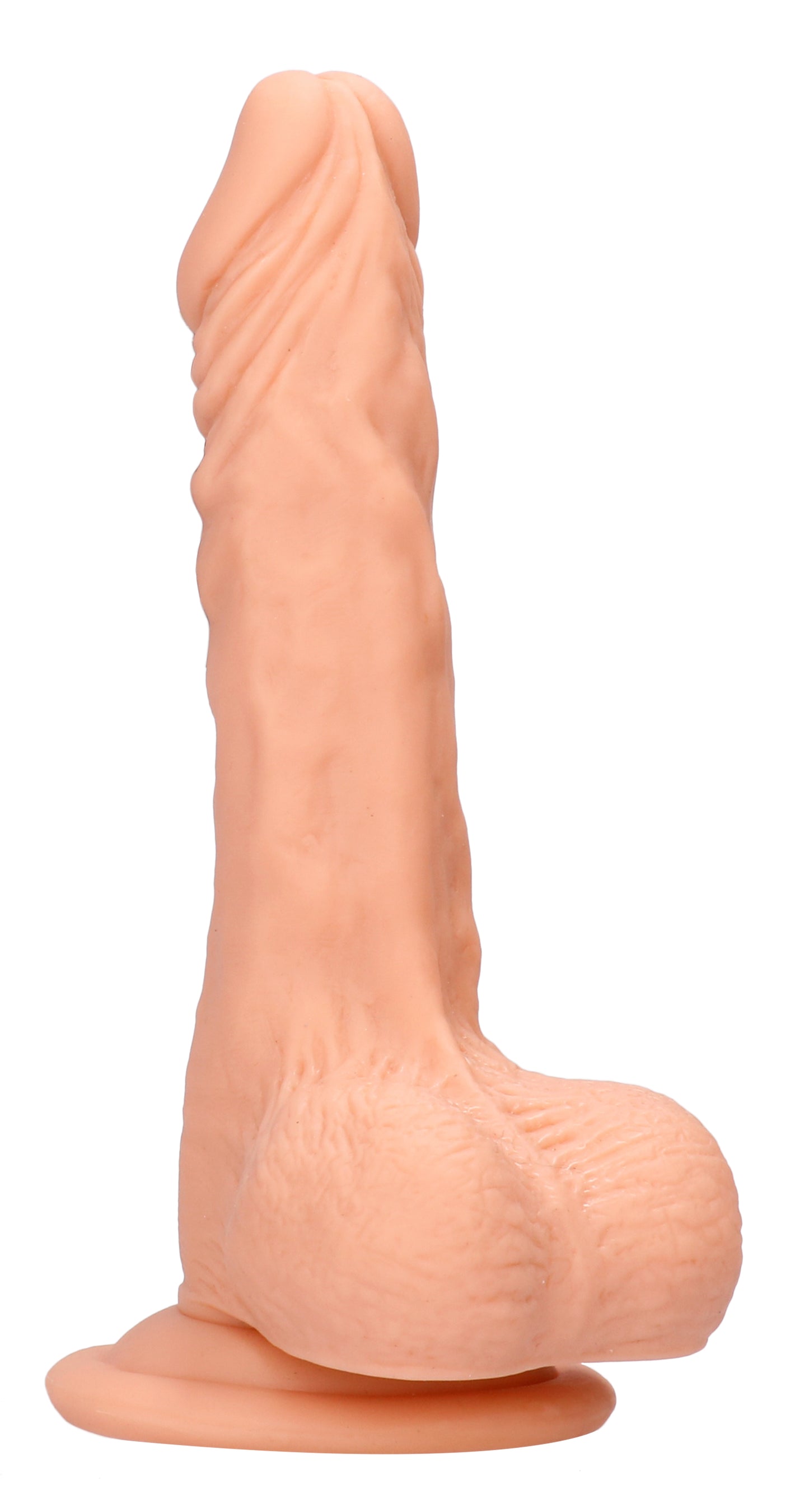 7 Inch Dong With Testicles - Flesh