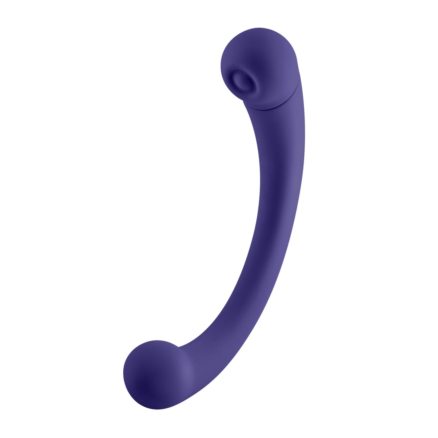 Aluna Dual Stimulating Arc Vibrator - Dark Purple