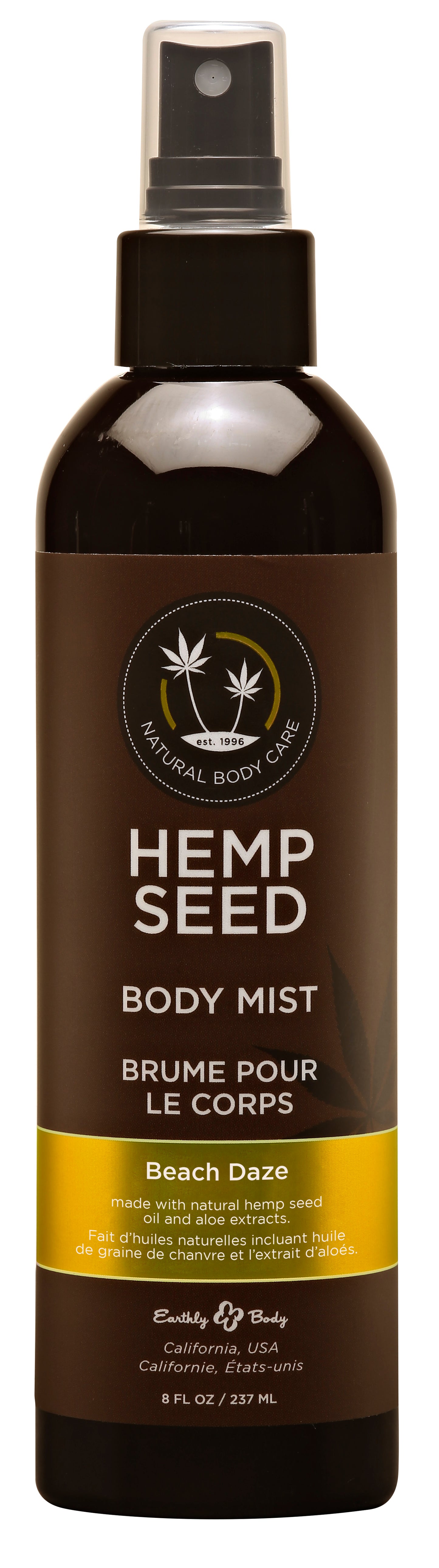 Hemp Seed Body Mist - Beach Daze - 8 Fl. Oz. / 237ml
