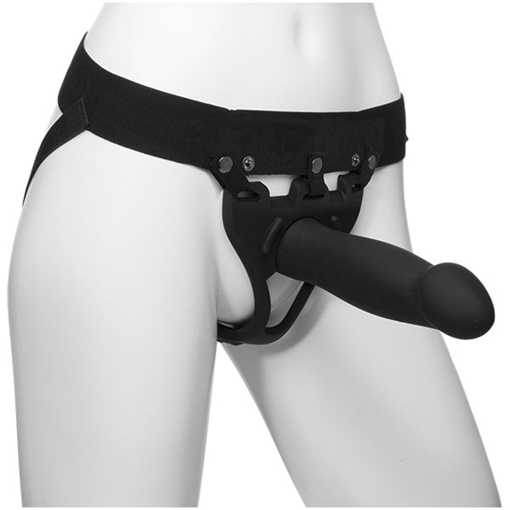 Body Extensions - Hollow Bulbed Strap-on 2-Piece Set - Black