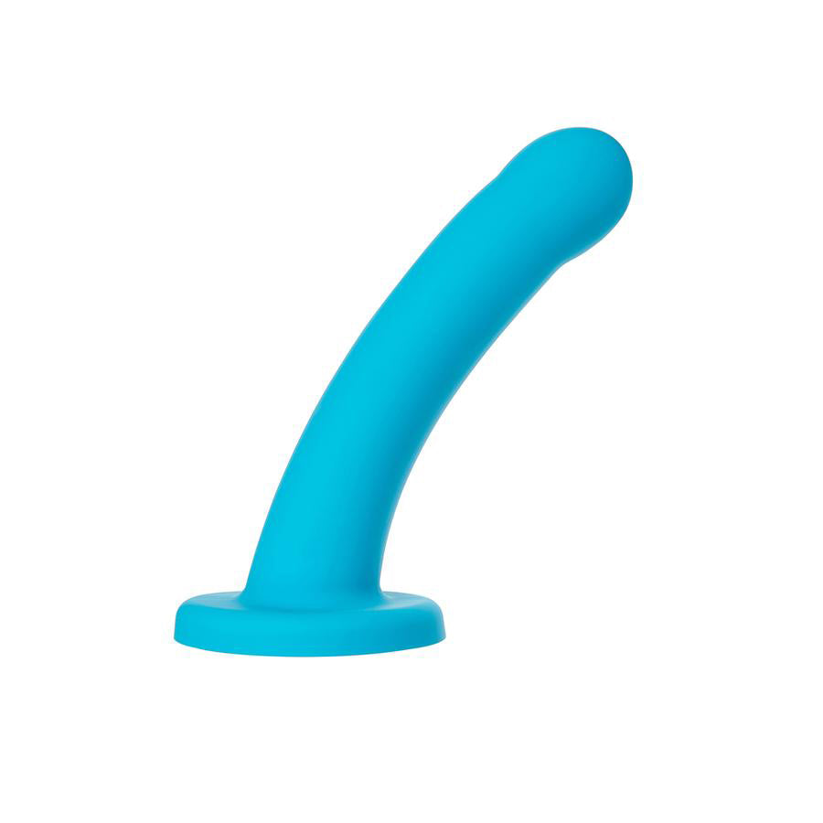 Nexus Collection - Hux - 7 Inch Silicone Dildo - Turquoise