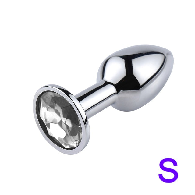 Mini Sexy Jewell Color Metal Anal Plug