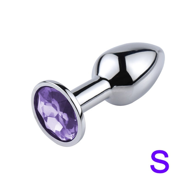Mini Sexy Jewell Color Metal Anal Plug