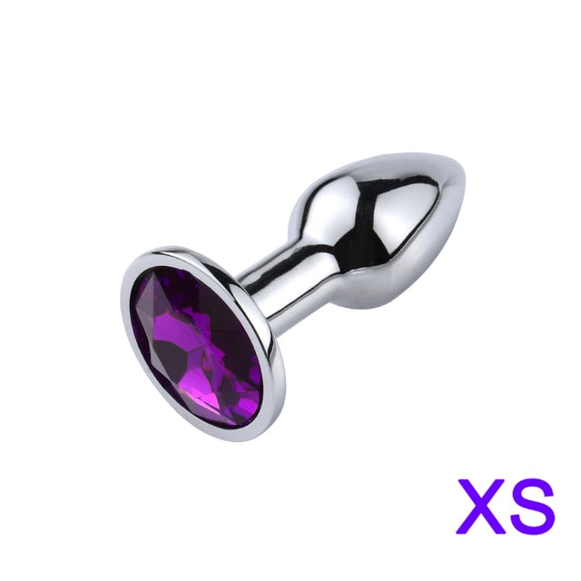 Mini Sexy Jewell Color Metal Anal Plug
