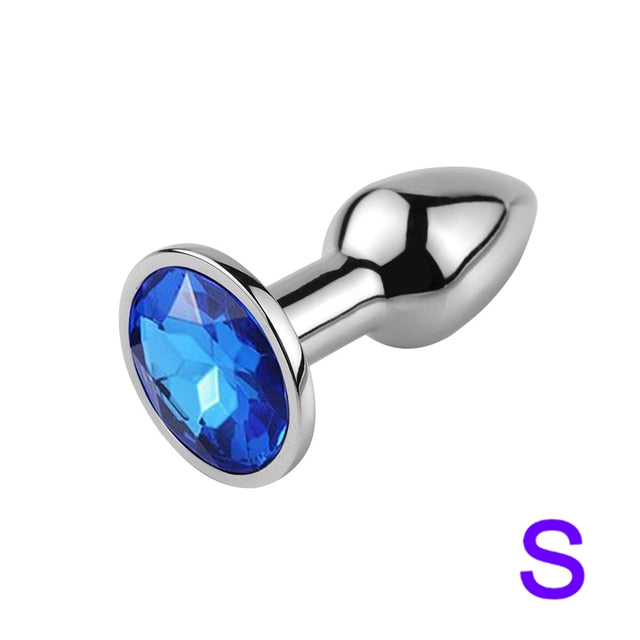 Mini Sexy Jewell Color Metal Anal Plug