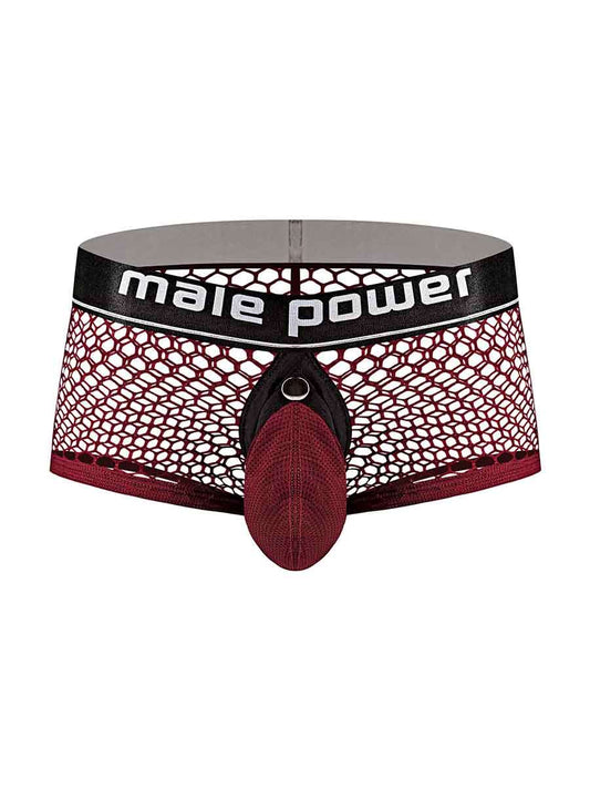 Cock Pit Net Mini Cock Ring Short - Medium -  Burgundy