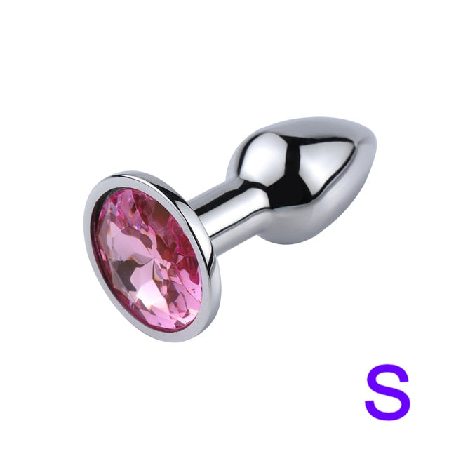 Mini Sexy Jewell Color Metal Anal Plug