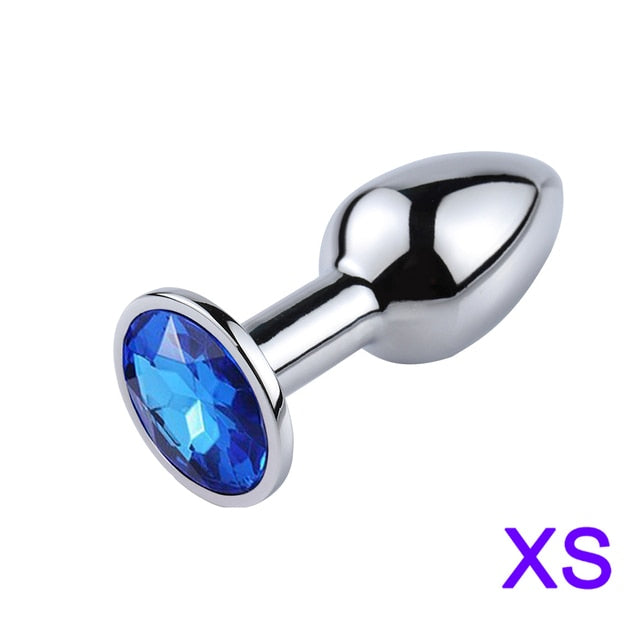 Mini Sexy Jewell Color Metal Anal Plug