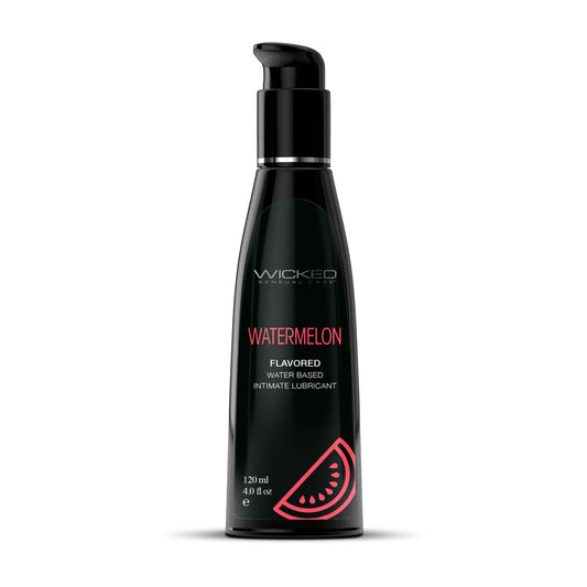 Aqua Watermelon Flavored Water Based Intimate Lubricant - 4 Fl. Oz.