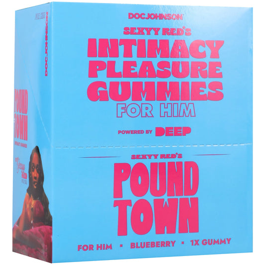 Sexyy Red - His Sexual Stimulation Gummies - 12 Pack Display - Blueberry
