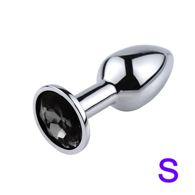 Mini Sexy Jewell Color Metal Anal Plug