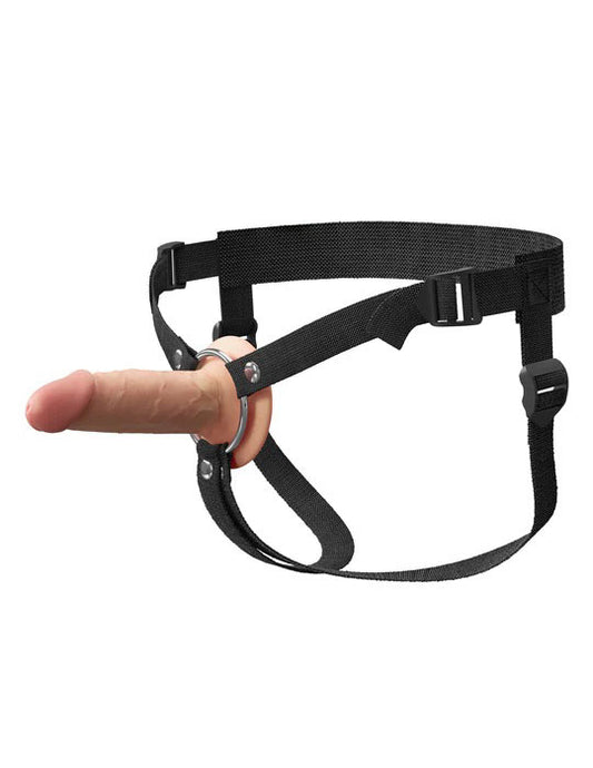 Fantasy X-Tensions Elite 5" Silicone Hollow Strap-on Dual Density - Light