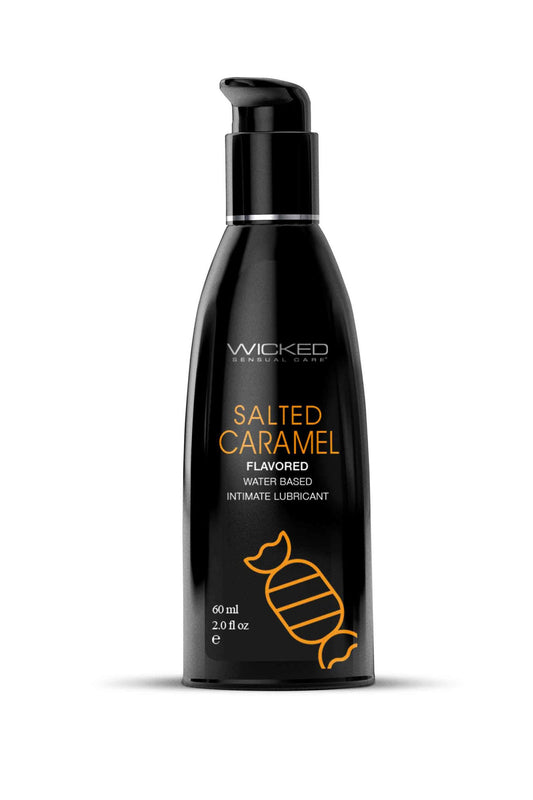 Aqua Salted Caramel Flavored Water Based Intimate Lubricant - 2 Fl. Oz.