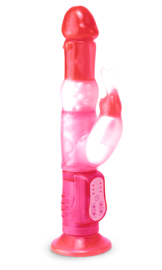Rabbit Pearl Waterproof Deluxe Rotating Wall  Bangers Pink