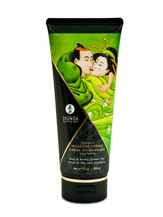 Kissable Massage Cream - Pear & Exotic Green Tea  - 7 Fl. Oz. / 200 ml