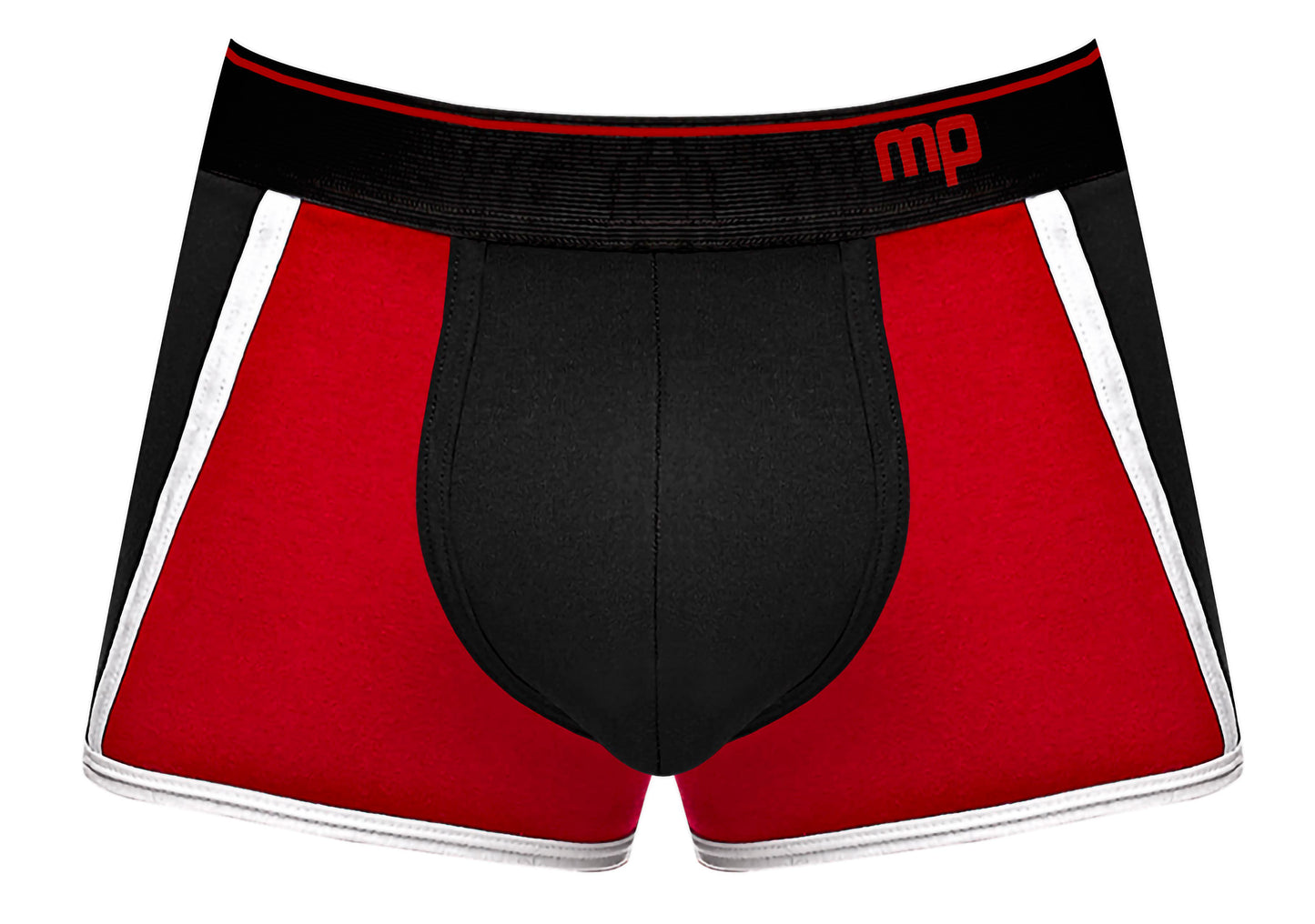 Retro Sport Panel Short - Large - Black/ Red