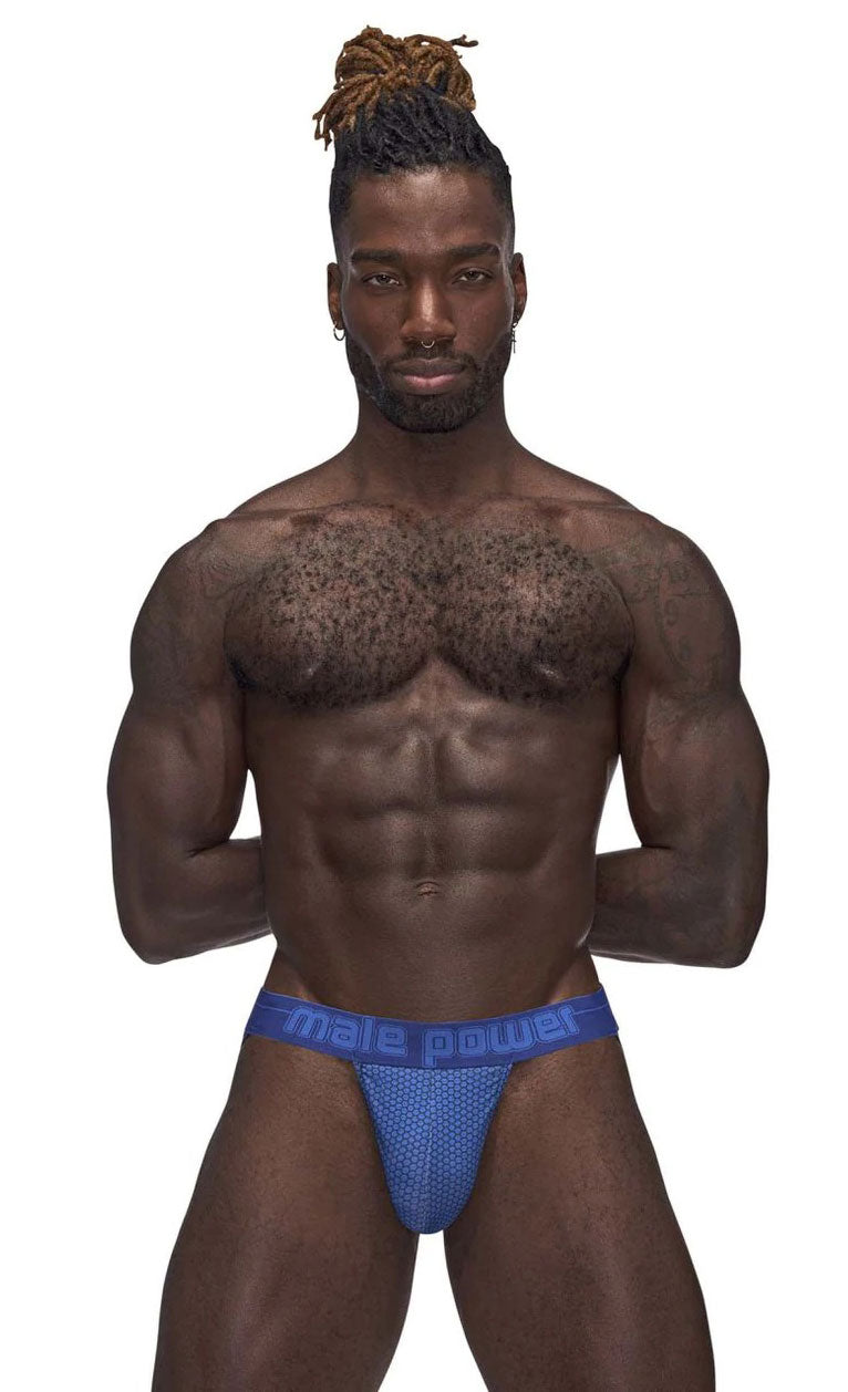 Sexagon Strappy Ring Jock - Small/medium - Royal