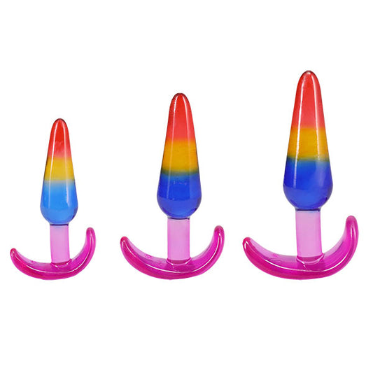 Crystal Jellies - Anal Trainer Set - Rainbow