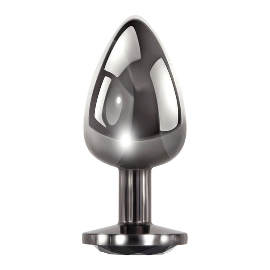Black Gem Anal Plug - Large