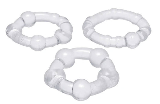 Performance Penis Ring Set of 3 - Clear