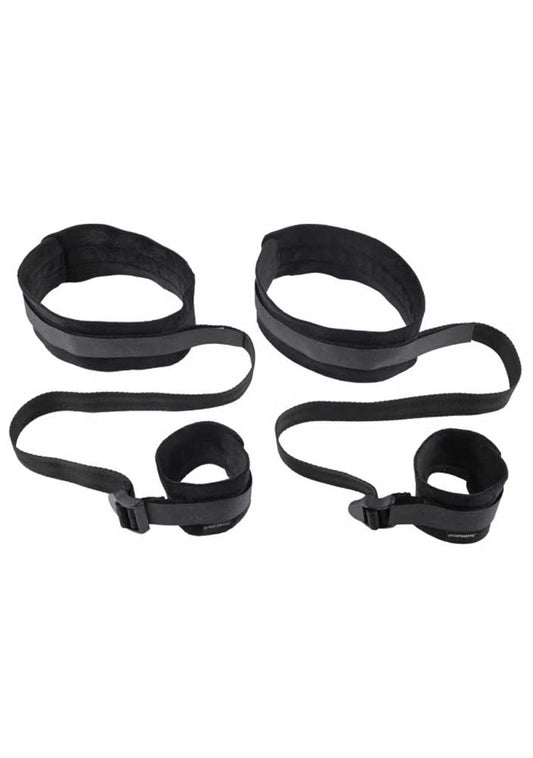 Thigh and Wrist Cuffs - Black