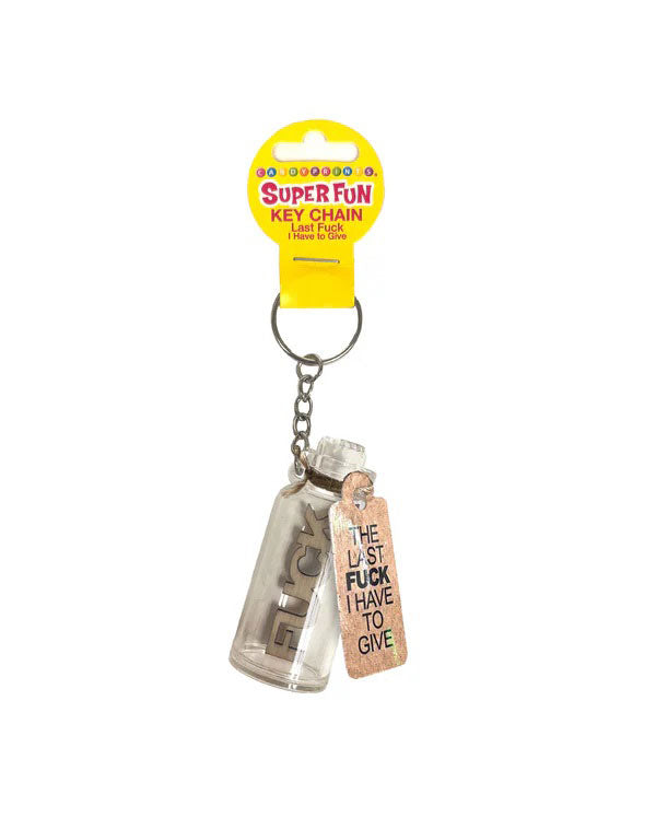 6ct Super Fun Last Fuck I Have to Give Key Chain